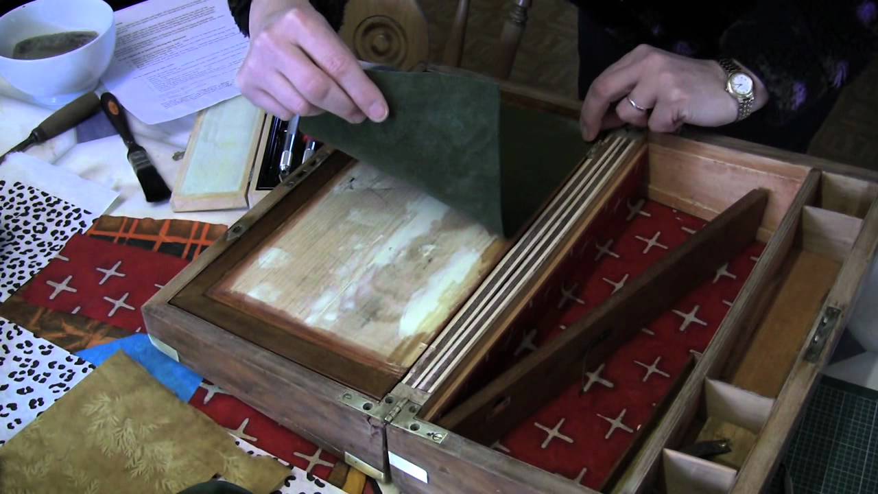 Restoring an antique box. Jackdaw Boxes
