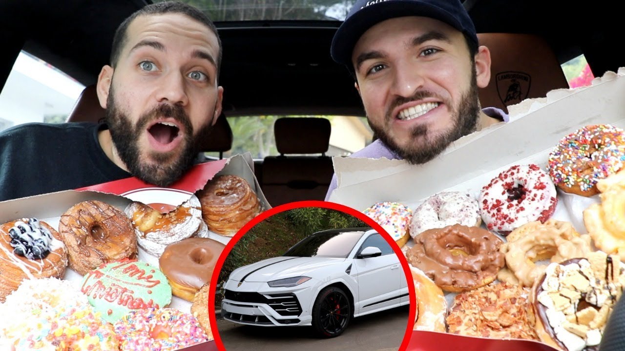 LAMBORGHINI DONUT MUKBANG with ZANE HIJAZI!!