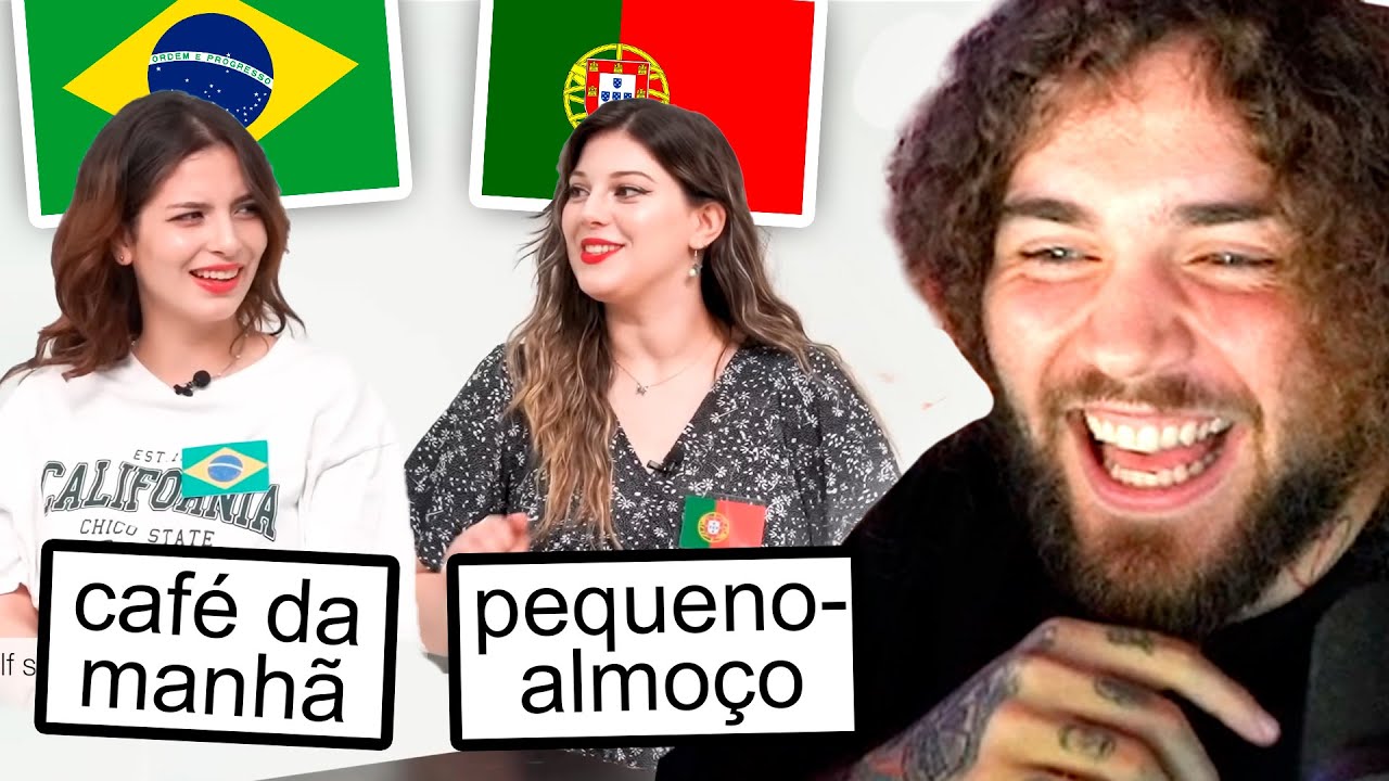 Elas compararam palavras portuguesas com brasileiras e não perceberam nada...