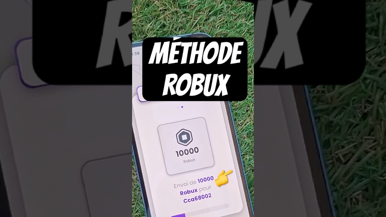 C&rsquo;est facile d&rsquo;obtenir des robux avec cette m&eacute;thode! 🎉 #roblox #robloxshorts #robloxedit #robux