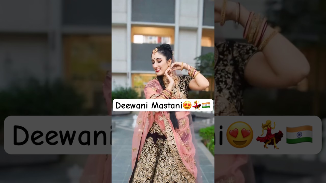 Deewani Mastani cover by Persian girl 😍💃🇮🇳🇮🇷#dance #dancecover #bollywooddance #persiangirl