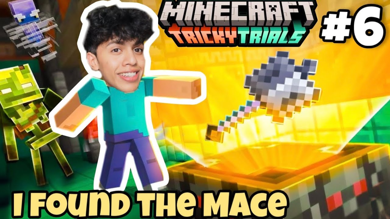  Found the SECRET MACE in Minecraft Tricky Trials! (Episode 6)