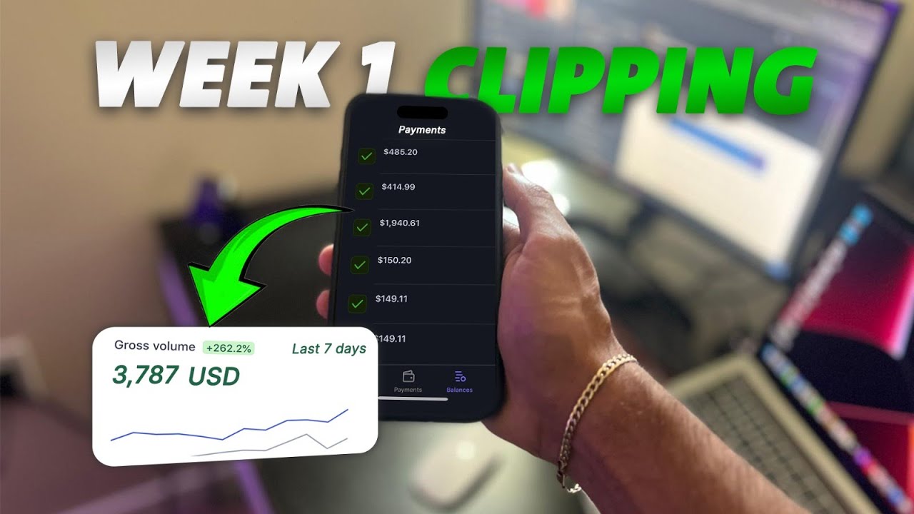 i made $3,787 this week just clipping, copy me!