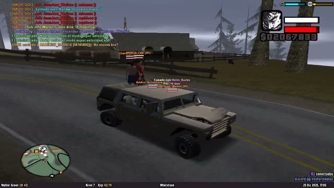 Una conquista con la banda (Termina mal) - Neshy Roleplay