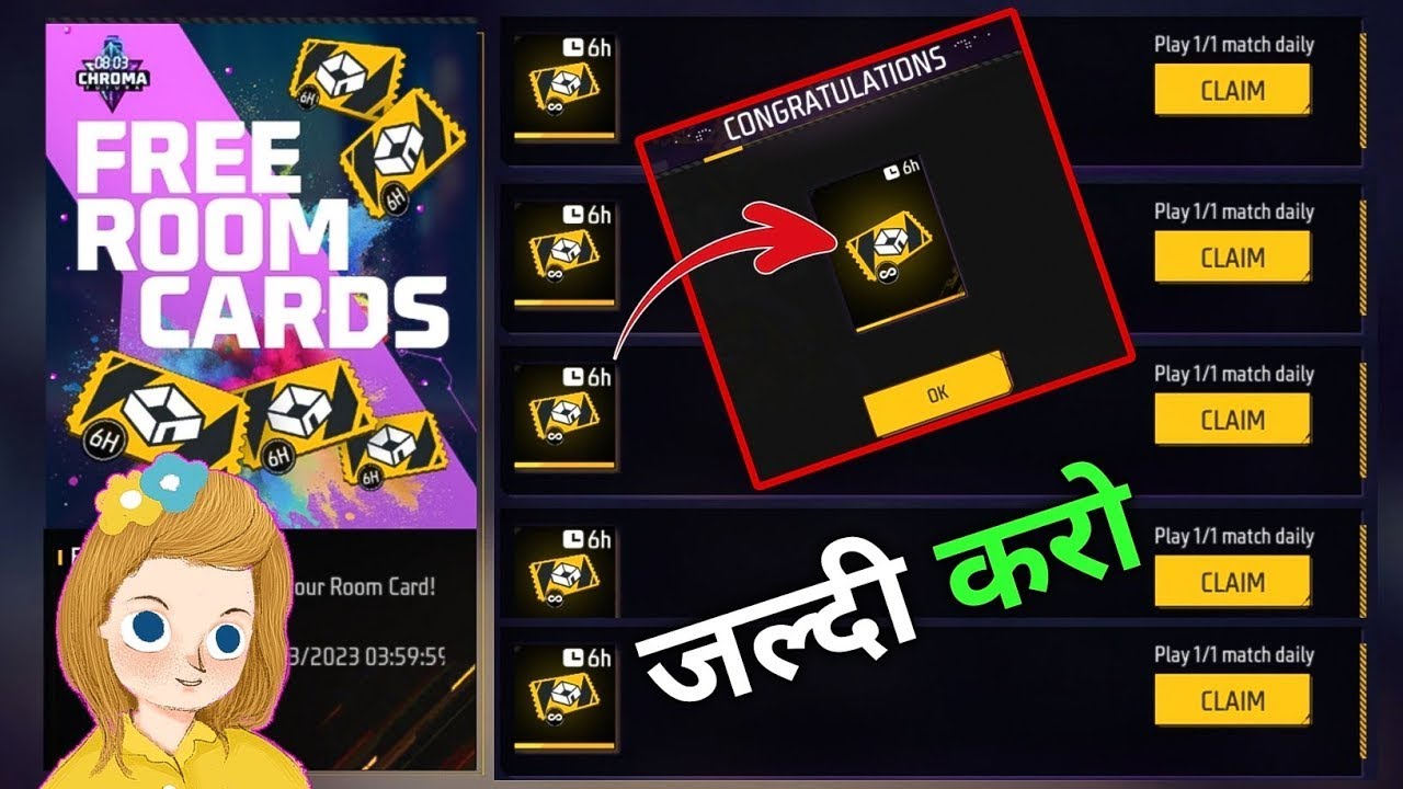 Free fire unlimited custom 2023 | Krishna Gamer 07