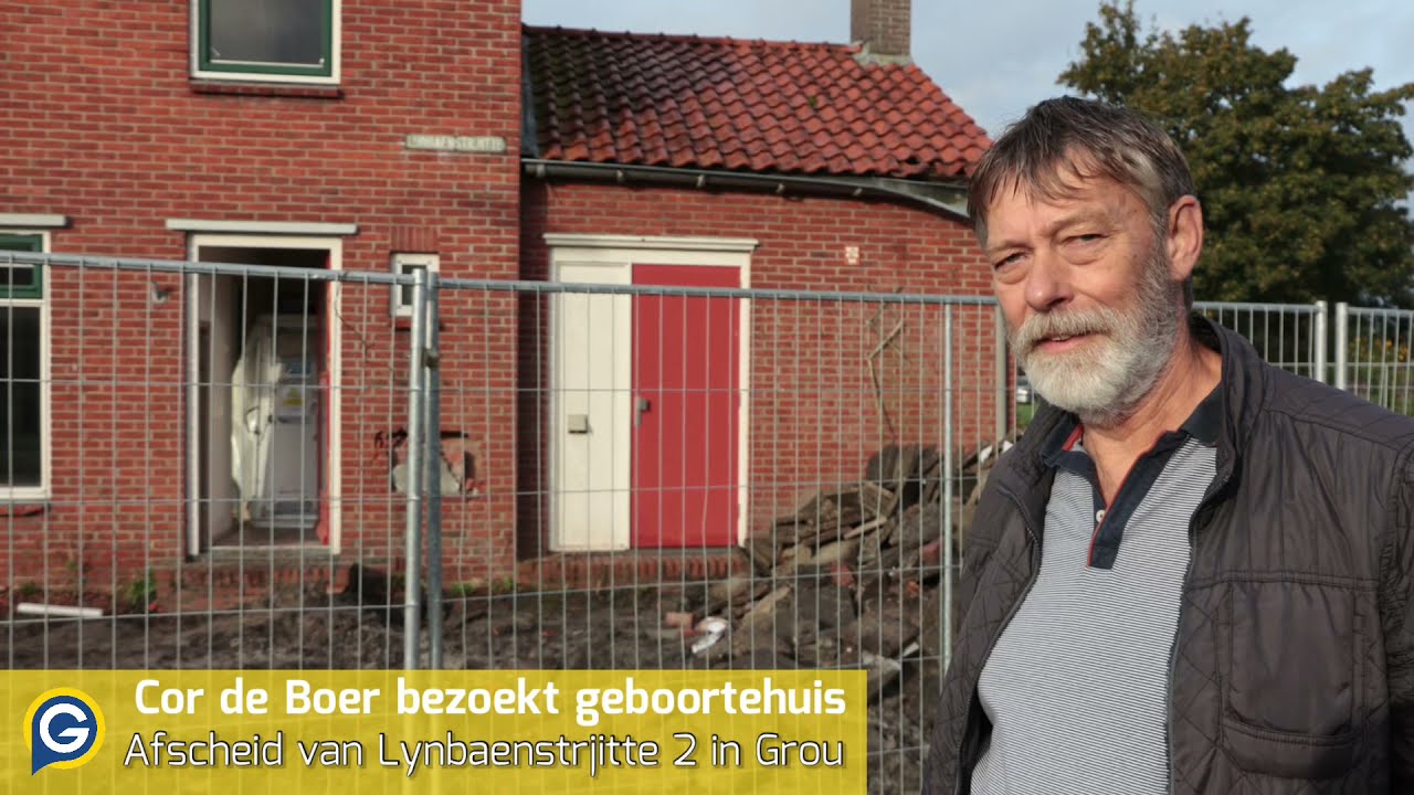 Cor de Boer neemt afscheid van Lynbaenstrjitte 2 in Grou