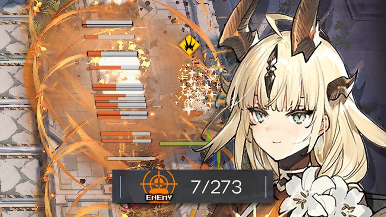 【Arknights】 Exploding 266 Enemies in One Shot