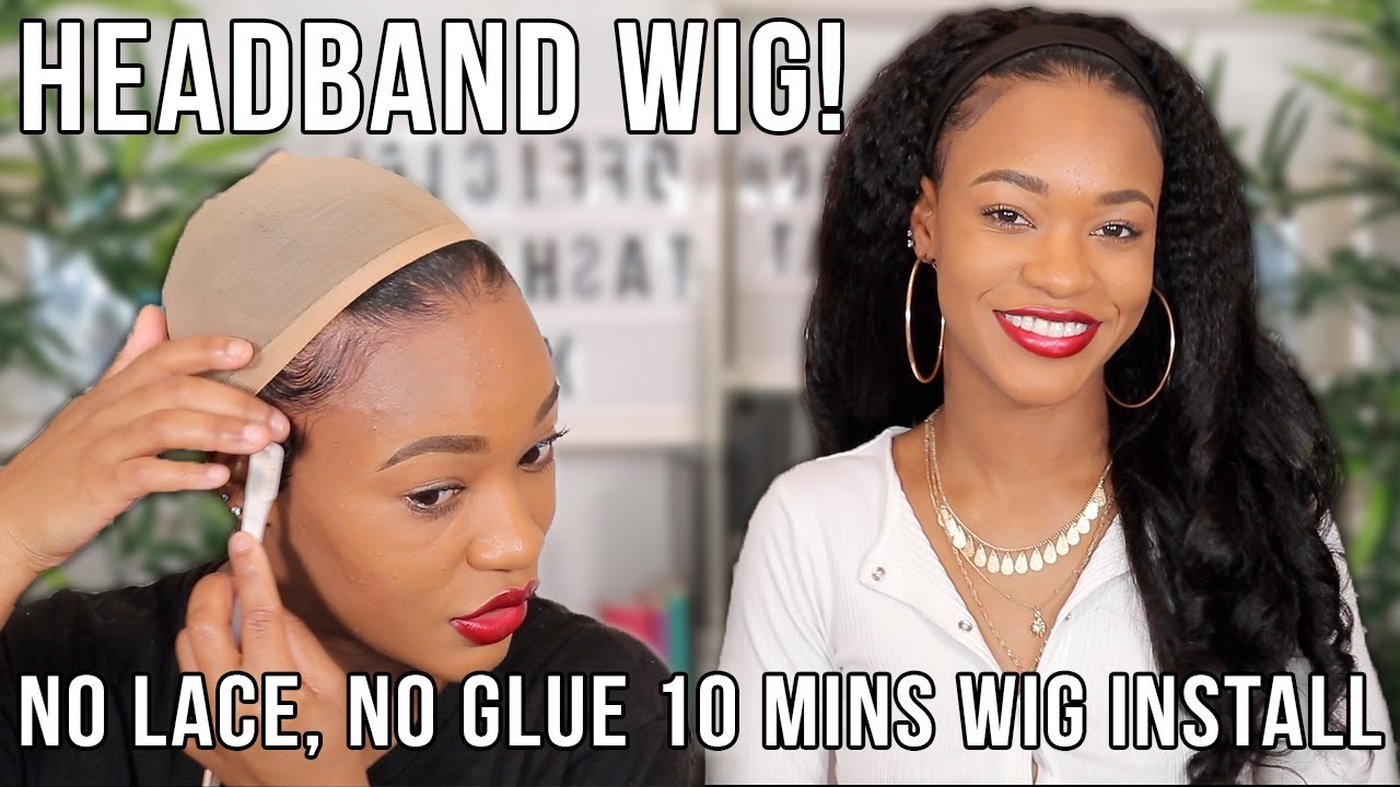 HEADBAND WIGS ARE HERE TO SAVE OUR EDGES | NO GEL OR GLUE NEEDED! | MSLYNN HAIR ♡ @OfficialTashika