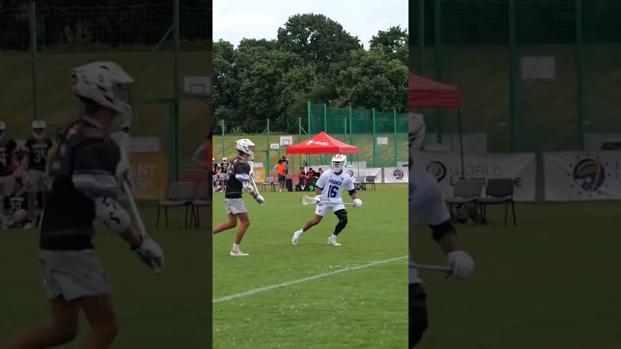 Denmark changes its angle of attack and Aksel Olsen provides the finish 📐🇩🇰 #EMLC25 #Lacrosse
