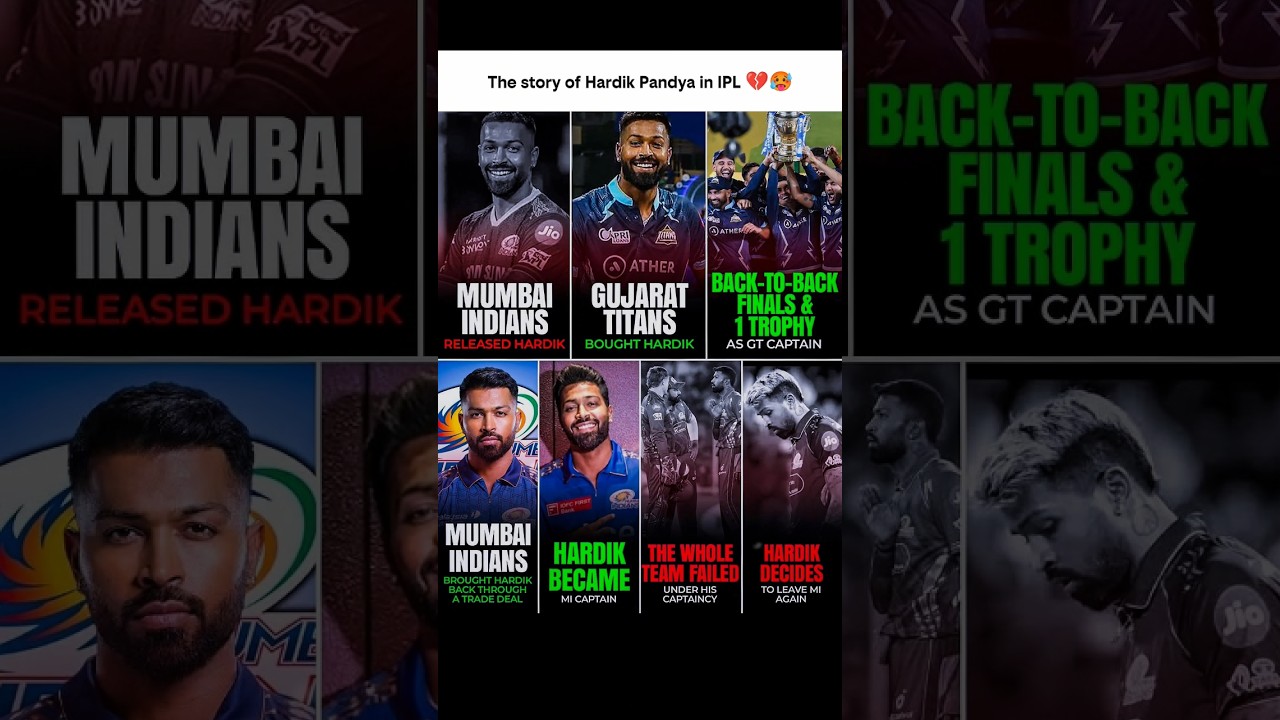The story of Hardik Pandya in IPL 💔🥵 || #shortfeed #viralvideo #cricket