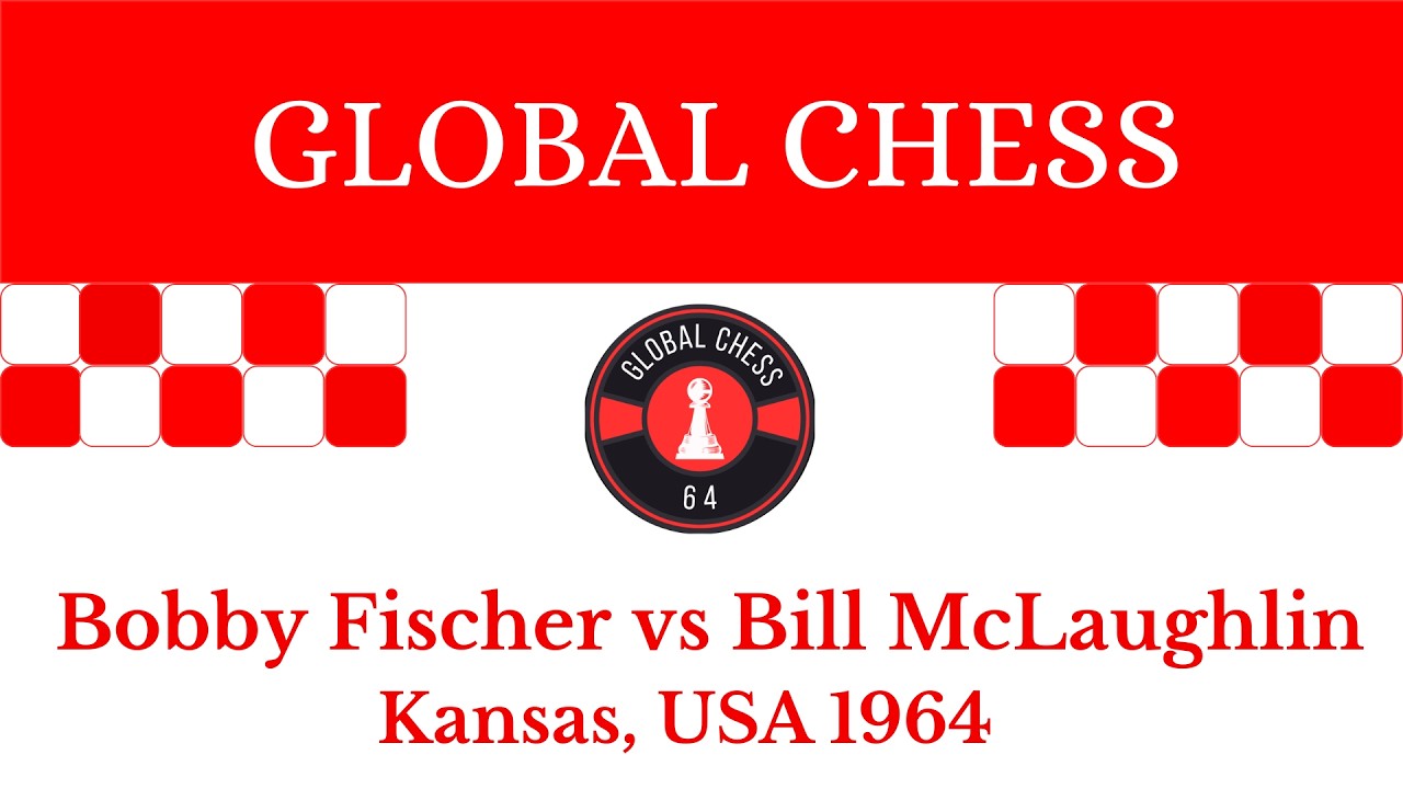 Bobby Fischer vs Bill McLaughlin. Kansas, USA 1964