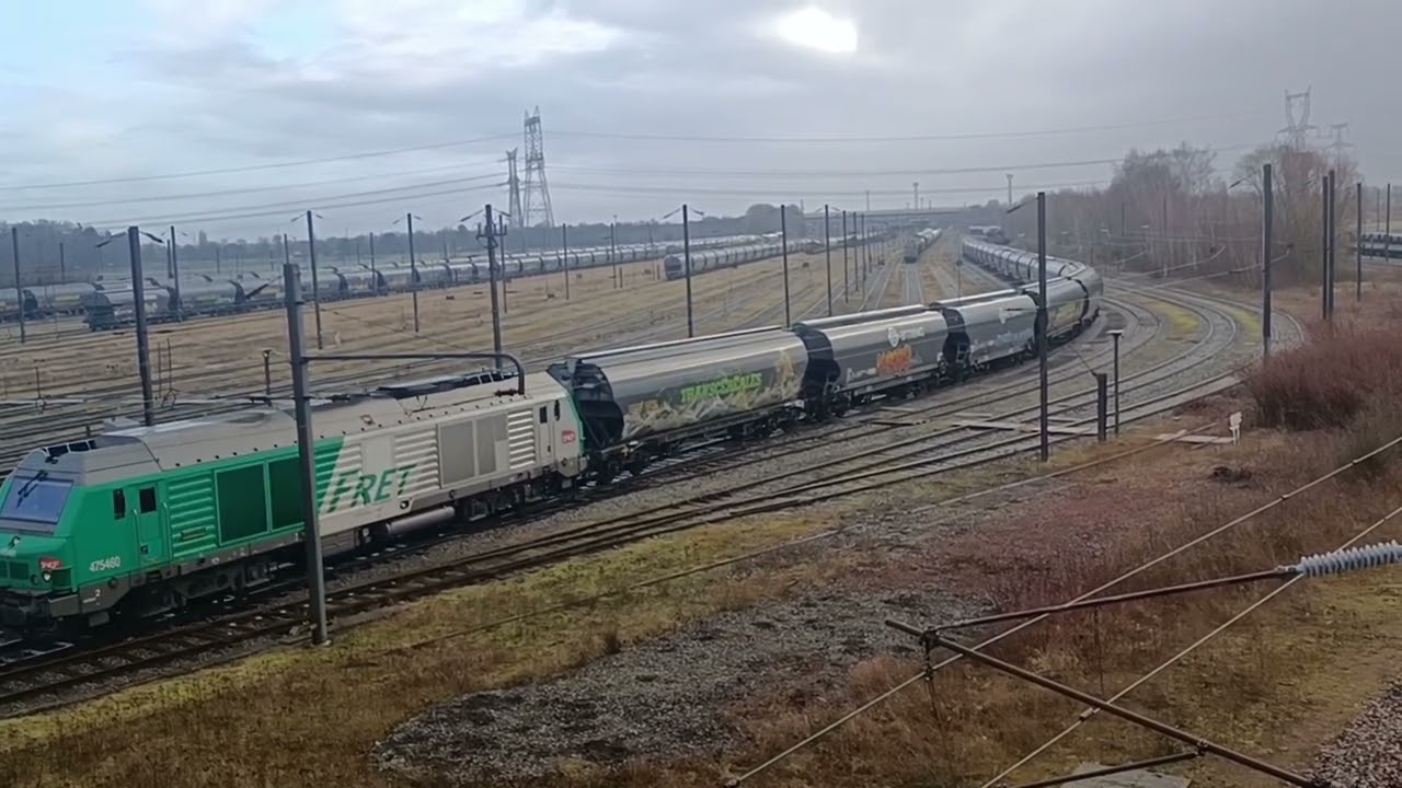 Du fret autour du triage de Somain