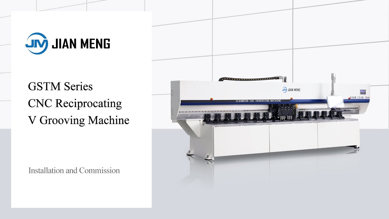 JM GSVM & GSTM V Grooving Machines — Installation & Commissioning Guide (Vertical & Reciprocating)