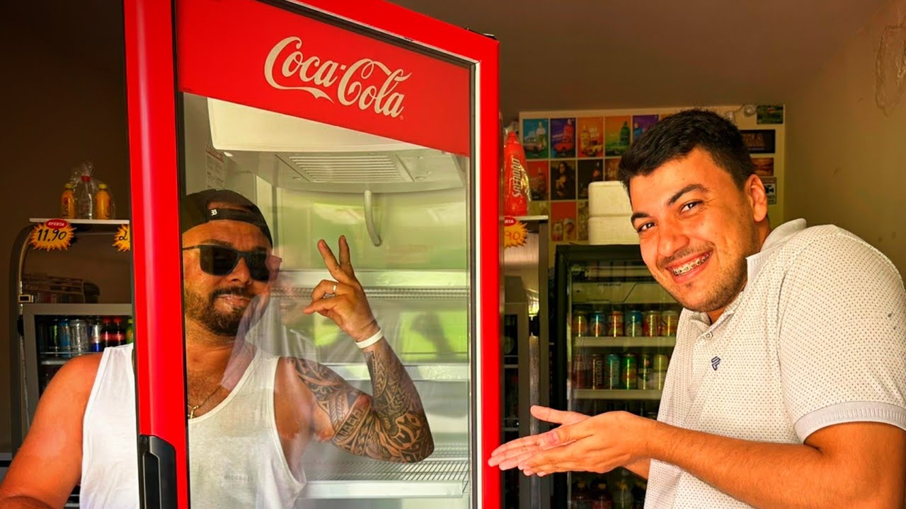 Convêniencia - FREEZER DA COCA COLA FINALMENTE CHEGOU.