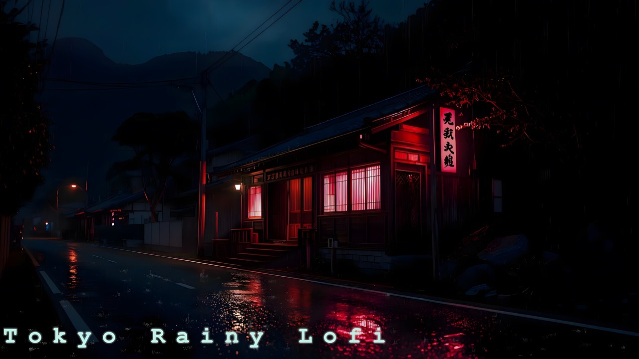 🔴 LIVE — Lofi Music for focus & relaxation 📚 Japanese vibes Calm Rainy Ambience