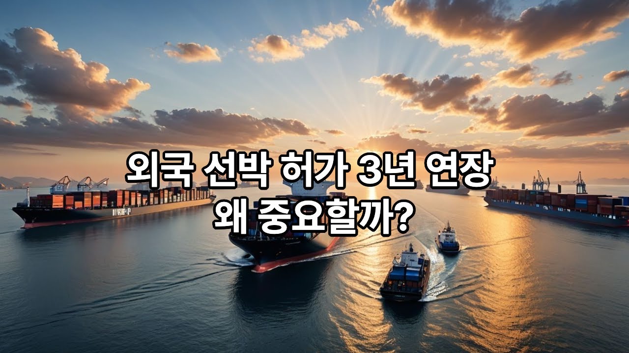 외국 국적 자동차 화물선 국내 연안운송 허가, 2028년까지 연장&hellip;경기도 건의 성과