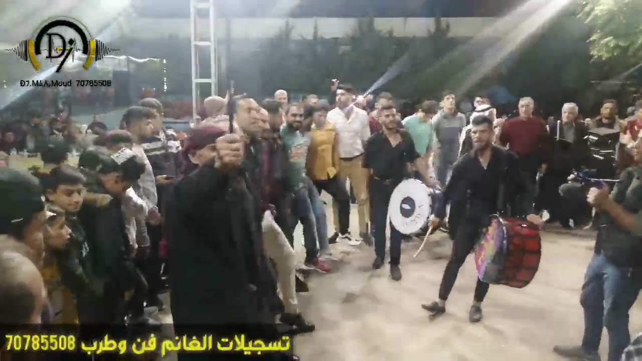 الشاعر اسامة السمرة والشاعر مصطفى التيناوي تفاح الزبداني فرقة بعلبك ابو دوخي