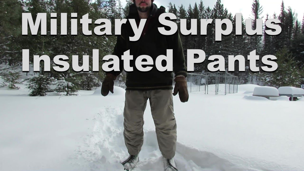 Military Surplus Insulated Pants