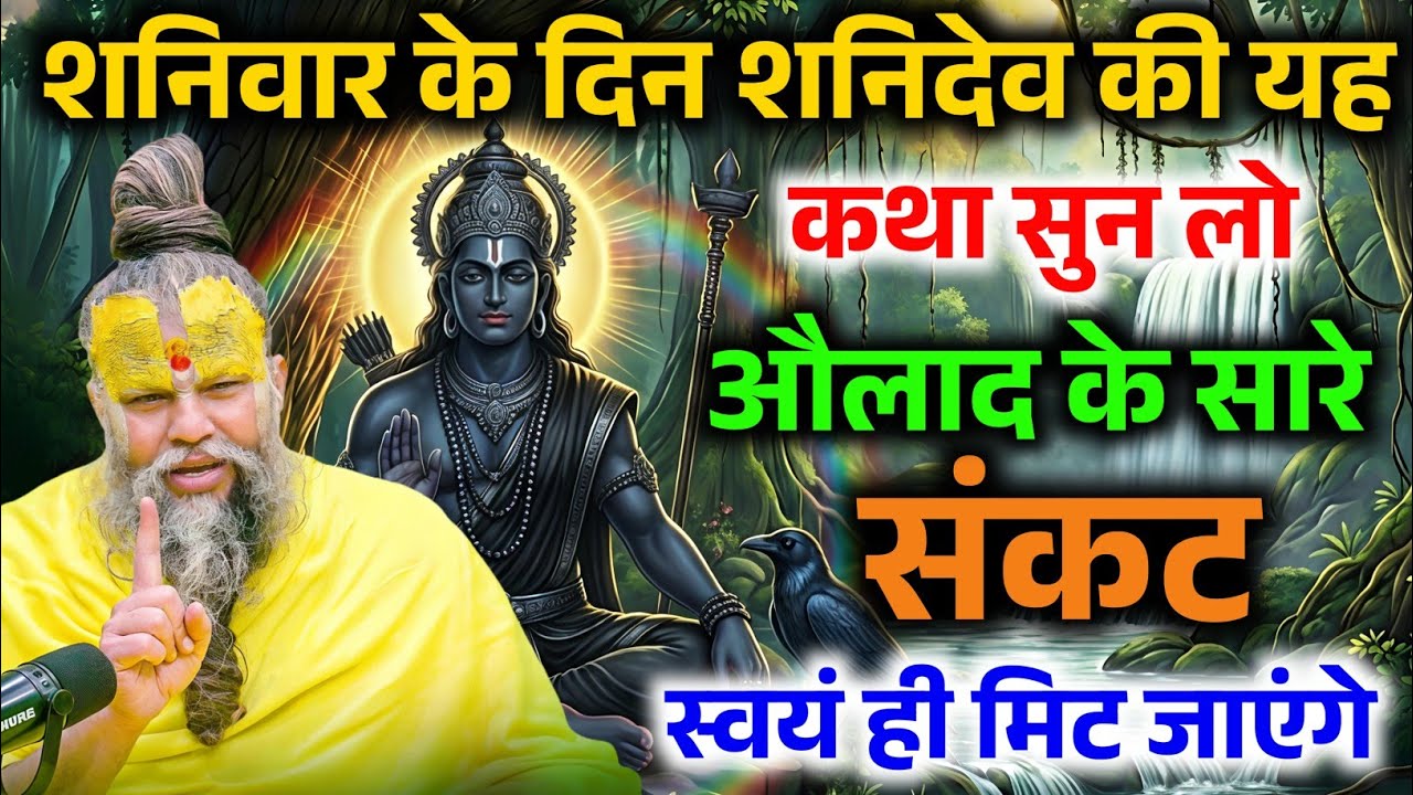 शनिवार के दिन शनिदेव की यह कथा सुन लो, औलाद पर कभी संकट नहीं आएगा ! Premanand Ji Maharaj