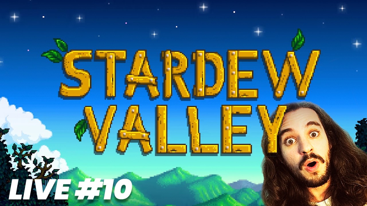🔴 HORA DE FICAR RICO COM A MAIOR FAZENDA DO MUNDO!!  - Stardew Valley AO VIVO