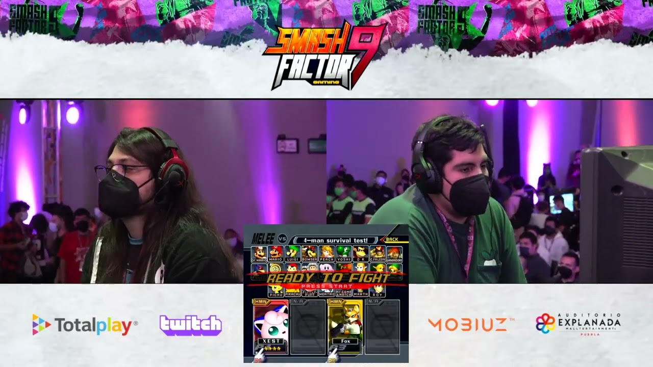 Crispy | Chango (Puff) vs Nini (Fox) - Smash Factor 9 Melee Singles Pools
