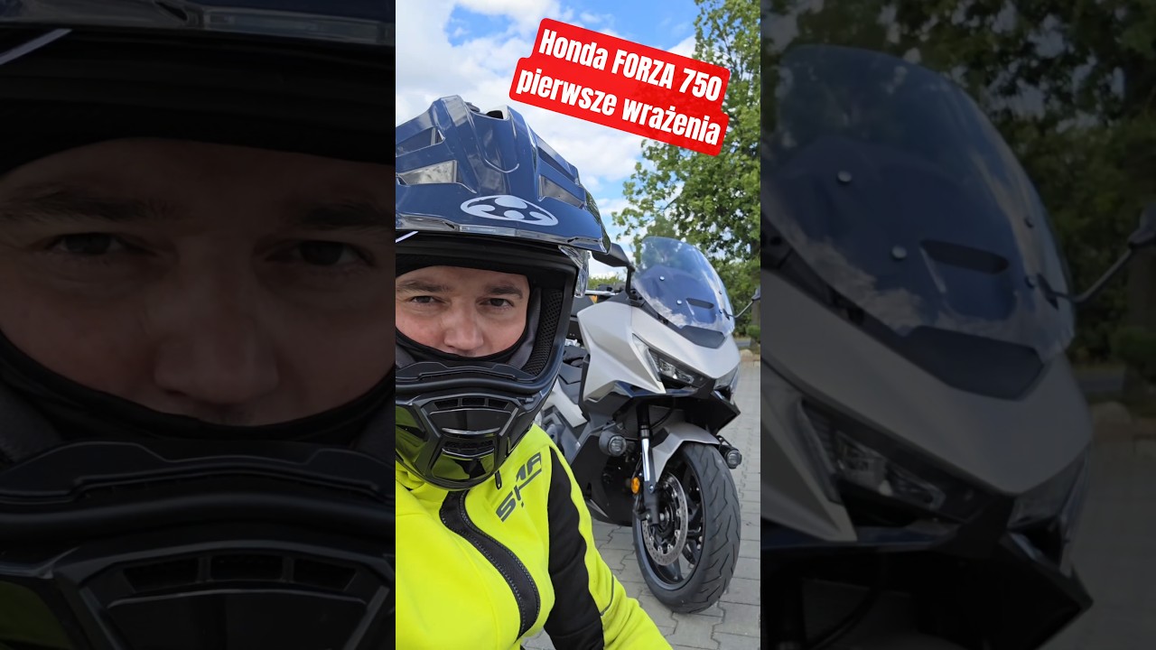 Honda FORZA 750 - pierwsze wrażenia w bardzo dużym skr&oacute;cie #forza #forza750 #hondaforza750