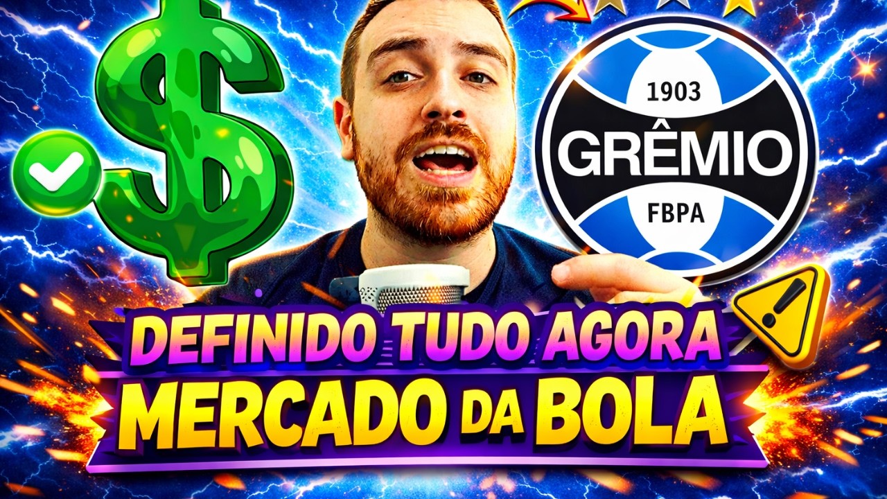 🔵BOMBA ! DIRETORIA ACABOU DE BATER O MARTELO, VEJA OS DETALHES ! NOTICIAS DO GRÊMIO HOJE