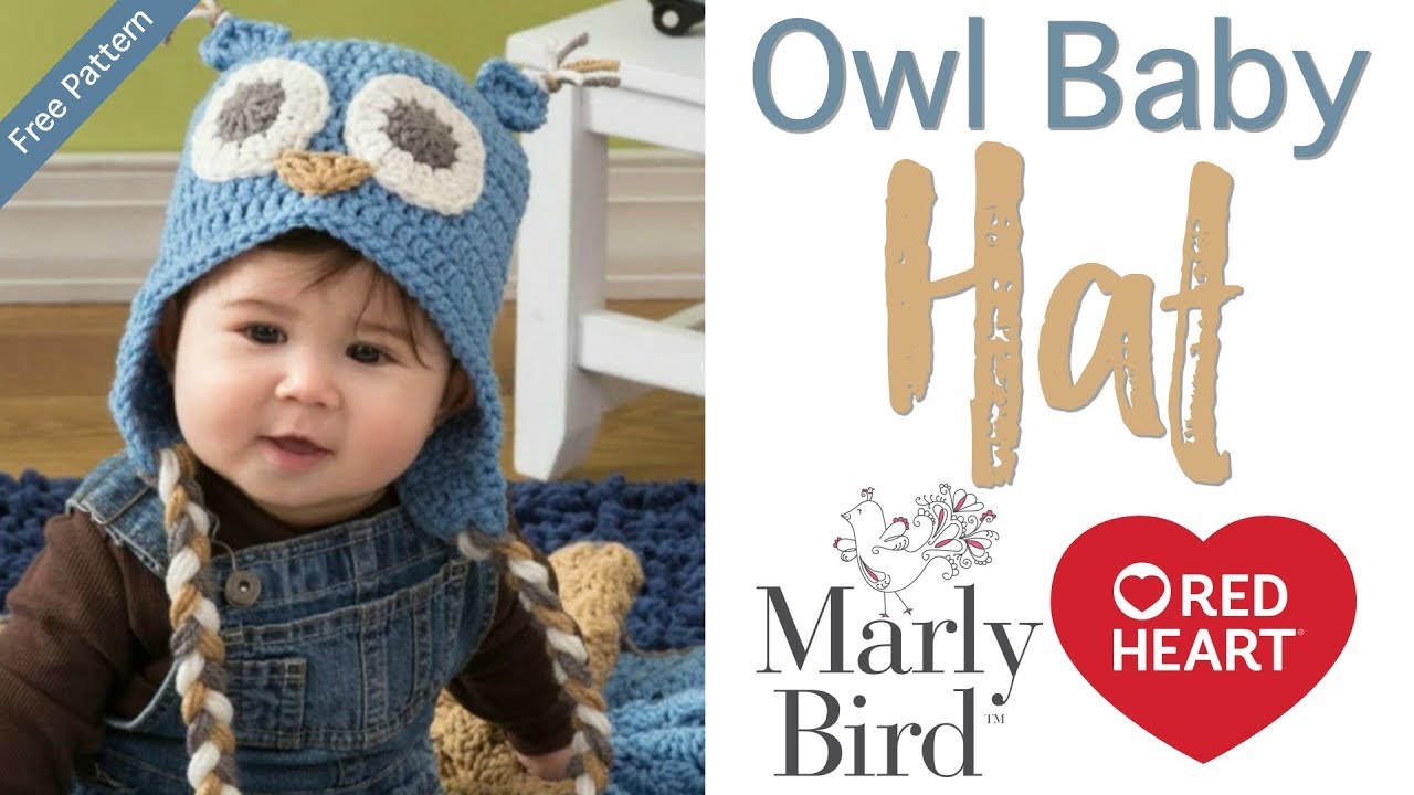 Crochet Owl Baby Hat