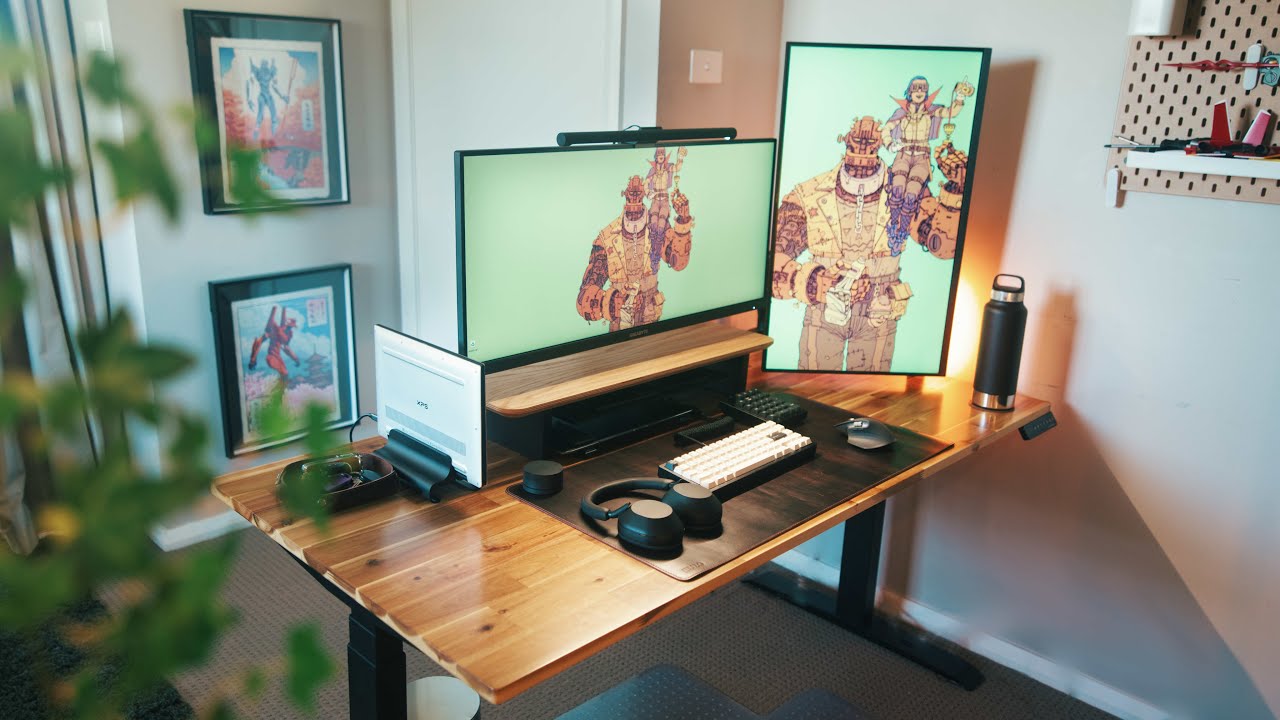 Modern Desk Setup Transformation for University Student