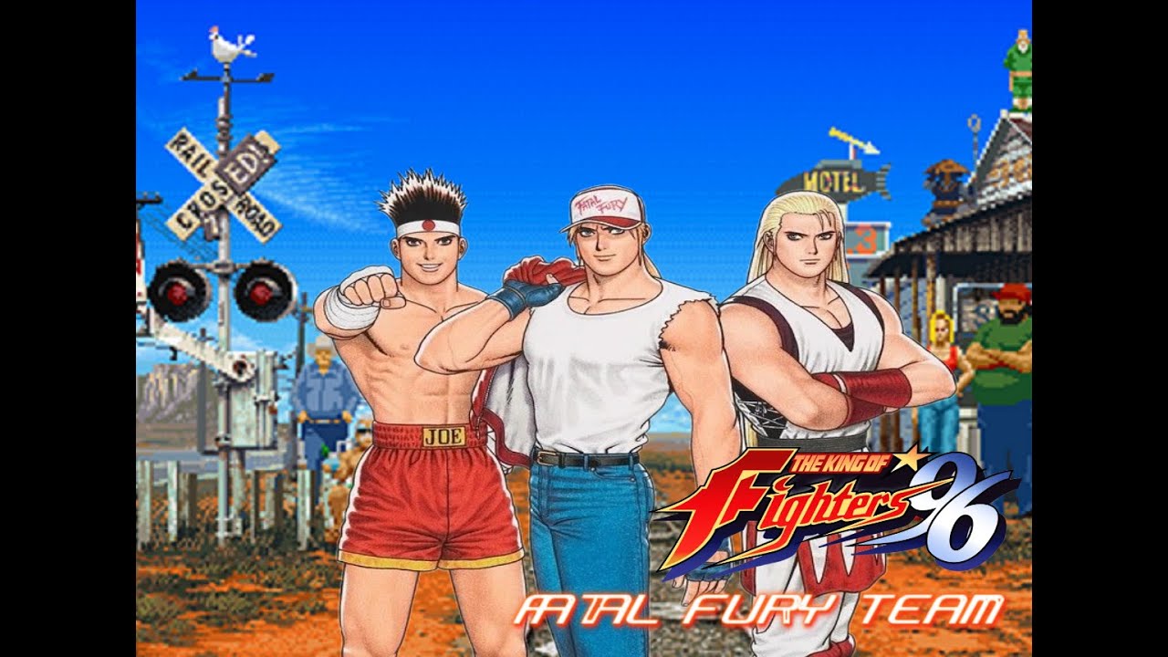 KOF 96 FATAL FURY TEAM gameplay y ending (sub español)