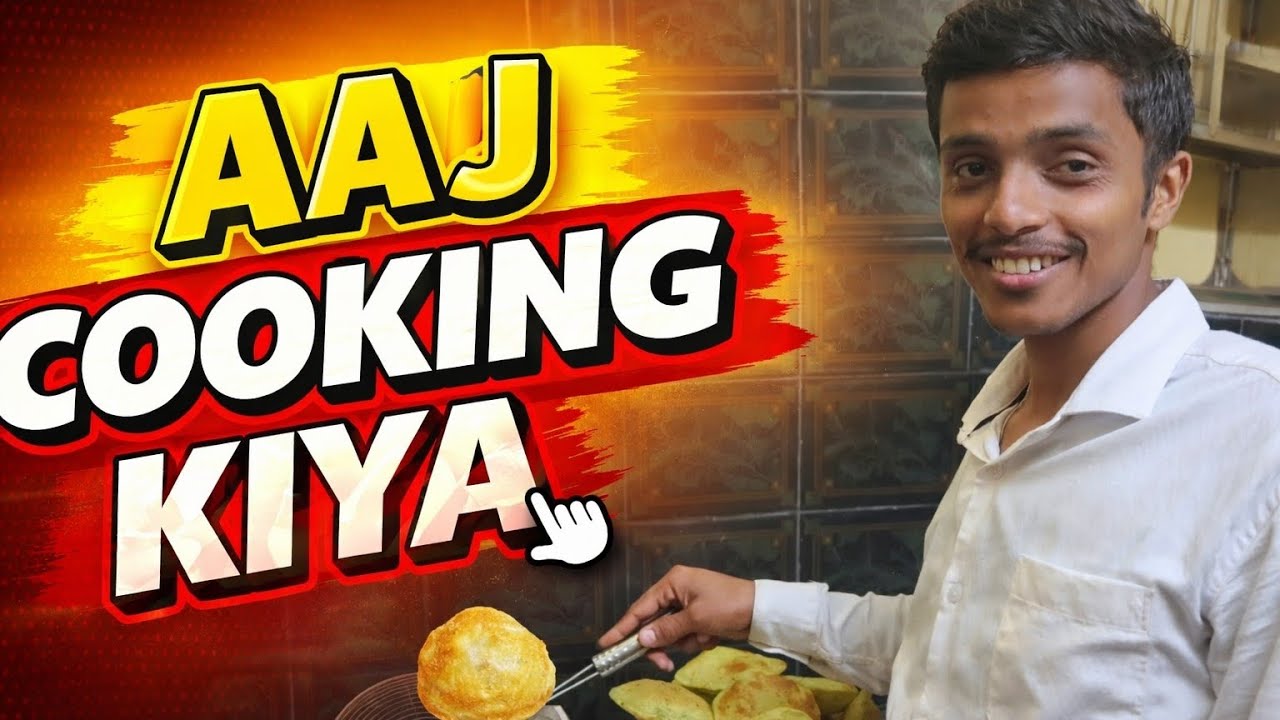 Aaj Cooking Kiya 😍 | Ghar Pe Bana Diye Garma Garam Puri! 😋