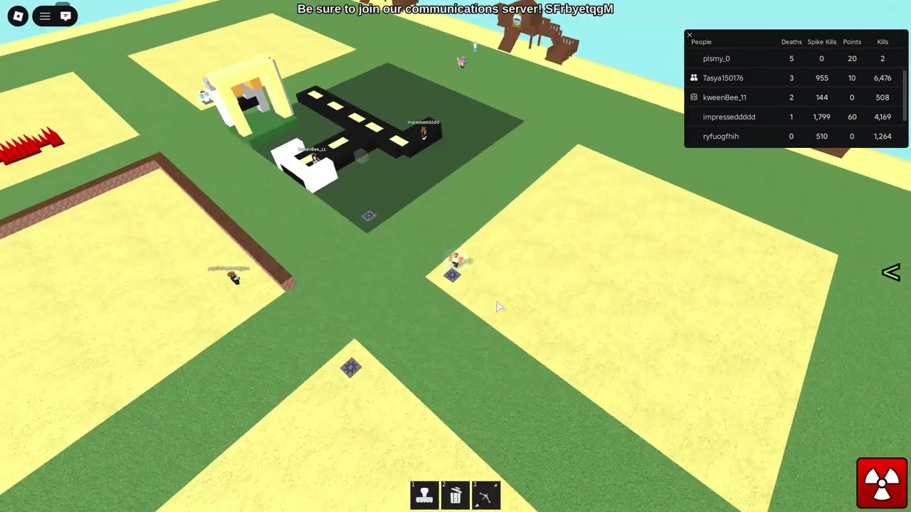 Roblox - Build and battle - Battle my toxic friend
