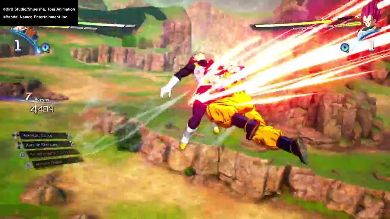 DRAGON BALL: Sparking! ZERO Goku vs vegeta na forma super saiyajin deus