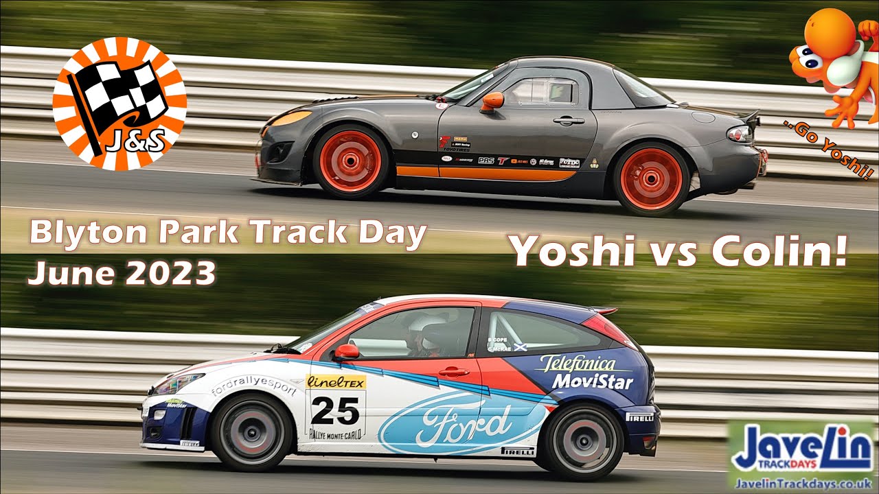 MX5 Blyton Park Trackday ~ Yoshi Vs Colin!