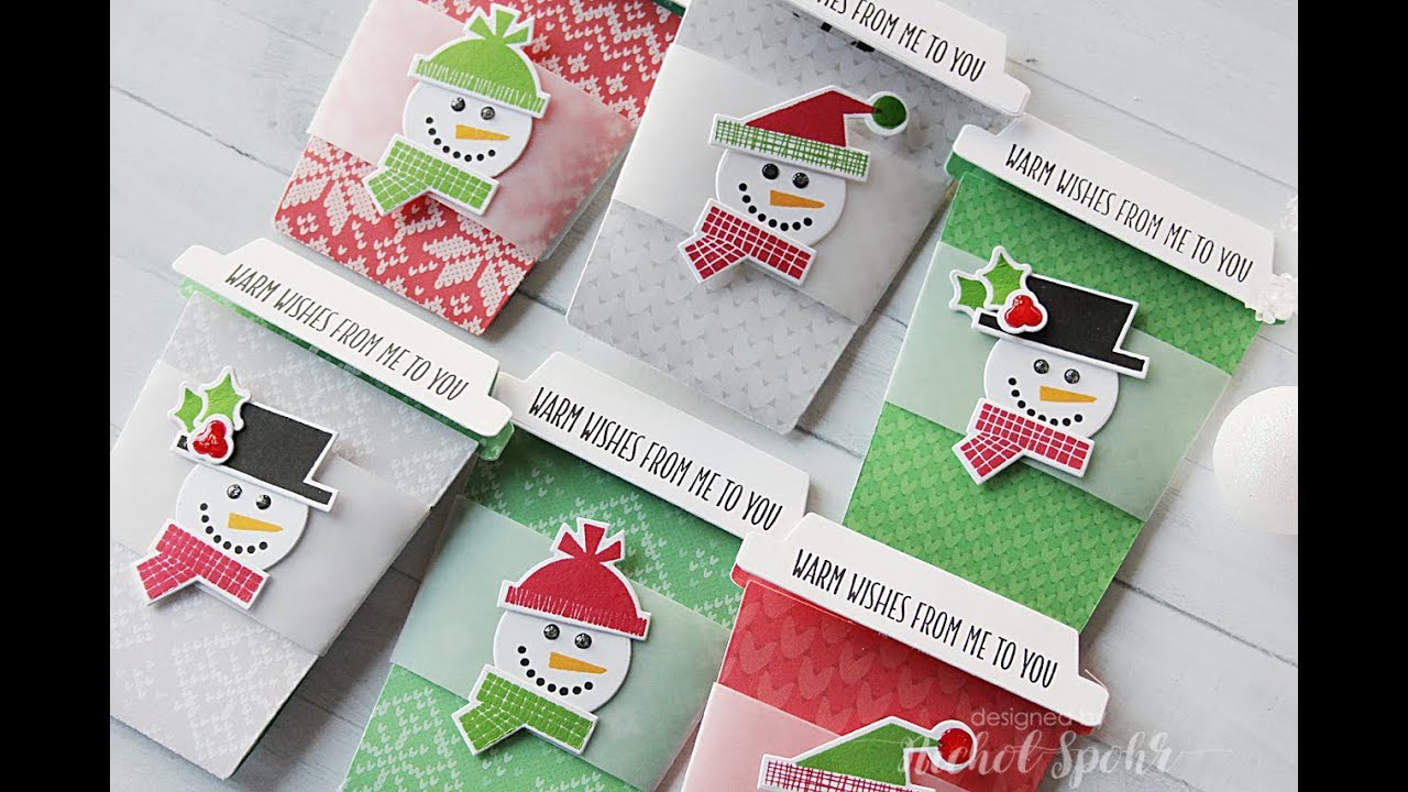 Handmade Holiday 2017 | Holiday Coffee Cup Gift Card Holders