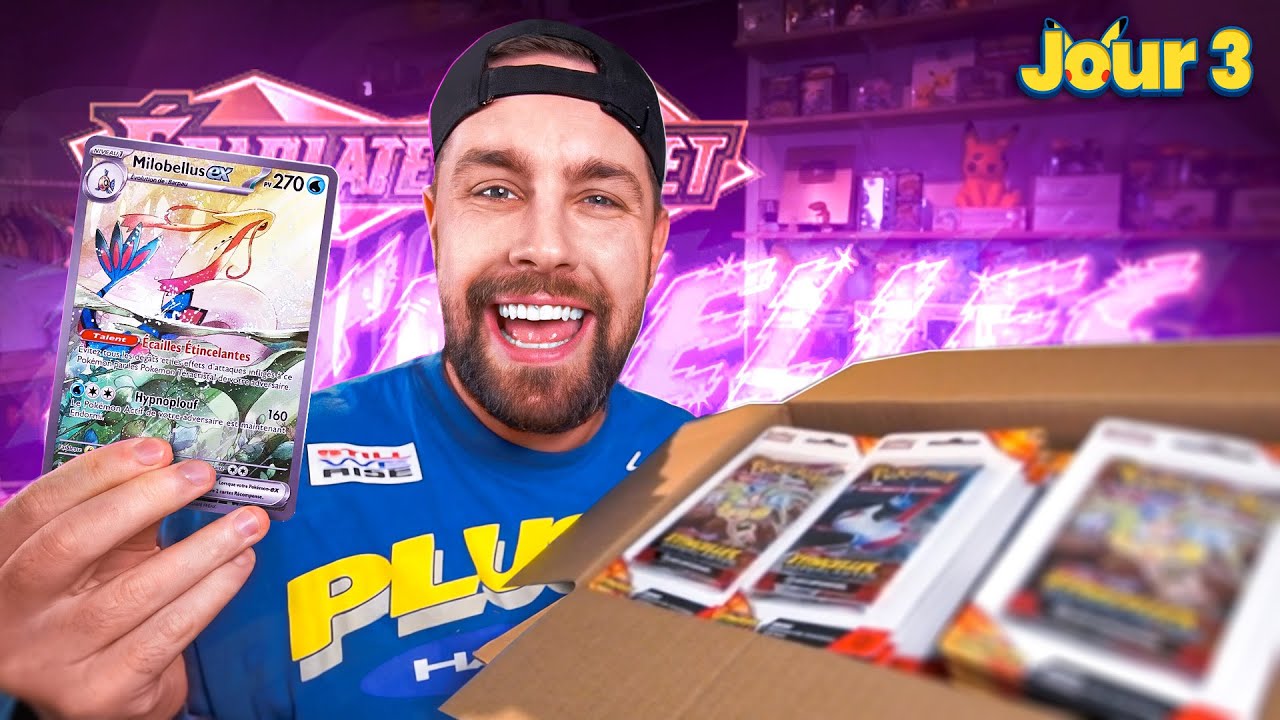 1 an que je garde ces 118 boosters Étincelles Déferlantes pour cette vidéo ! – Jour 3