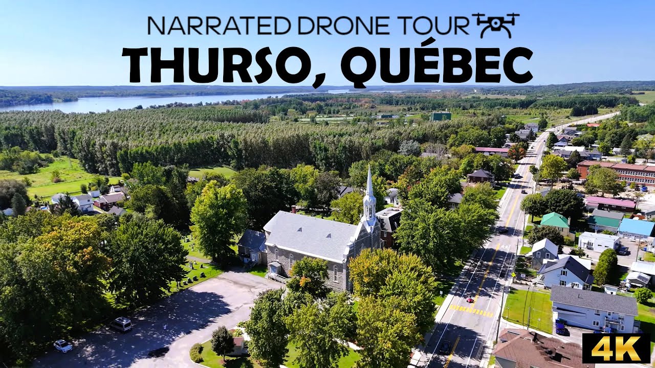 ⚜️ 🌟 Thurso, Québec 🚁🍁4K Drone
