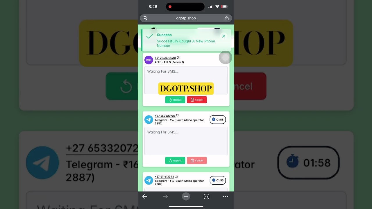 Best OTP Buying Website  OTP Bypass Indian Number | 100% Genuine Indian OTP Website  #otp Bypass