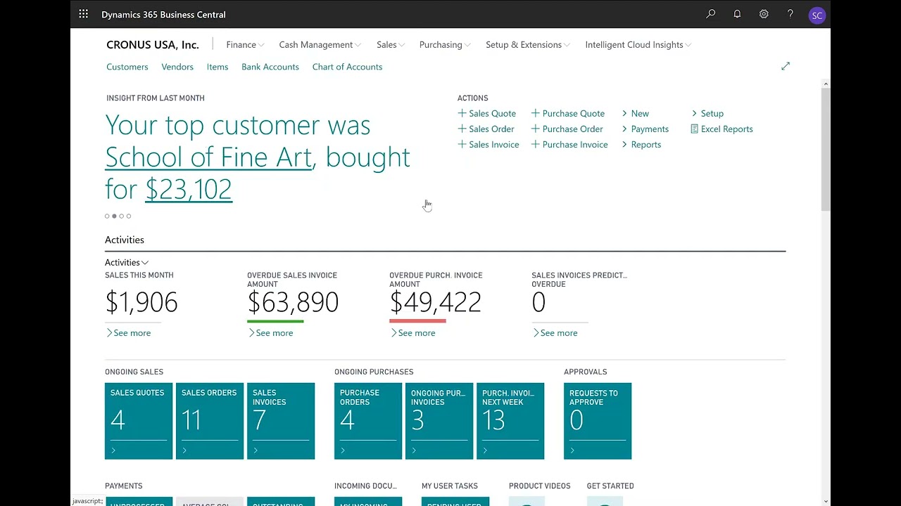 Dynamics 365 Business Central — как обрабатывать прямую поставку
