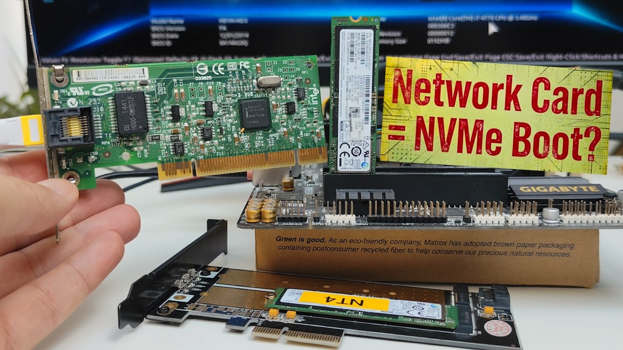 Boot NVMe SSDs on Almost Any BIOS PC (Even a Pentium II!)