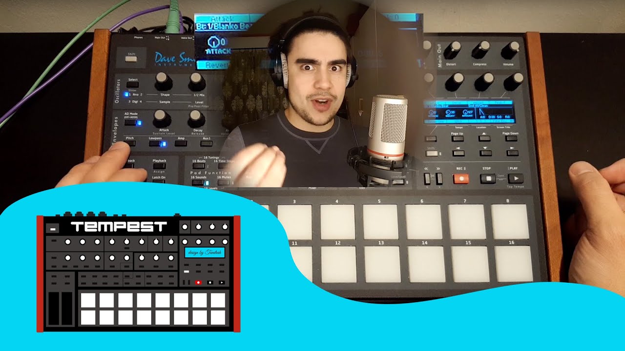 Tempest - Make Drum Sounds and Beats «on the fly»