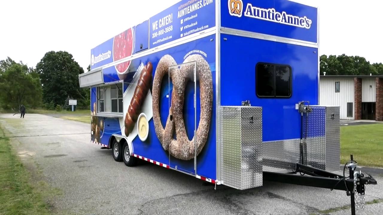 Auntie Anne's Concession Trailer - Custom Concessions
