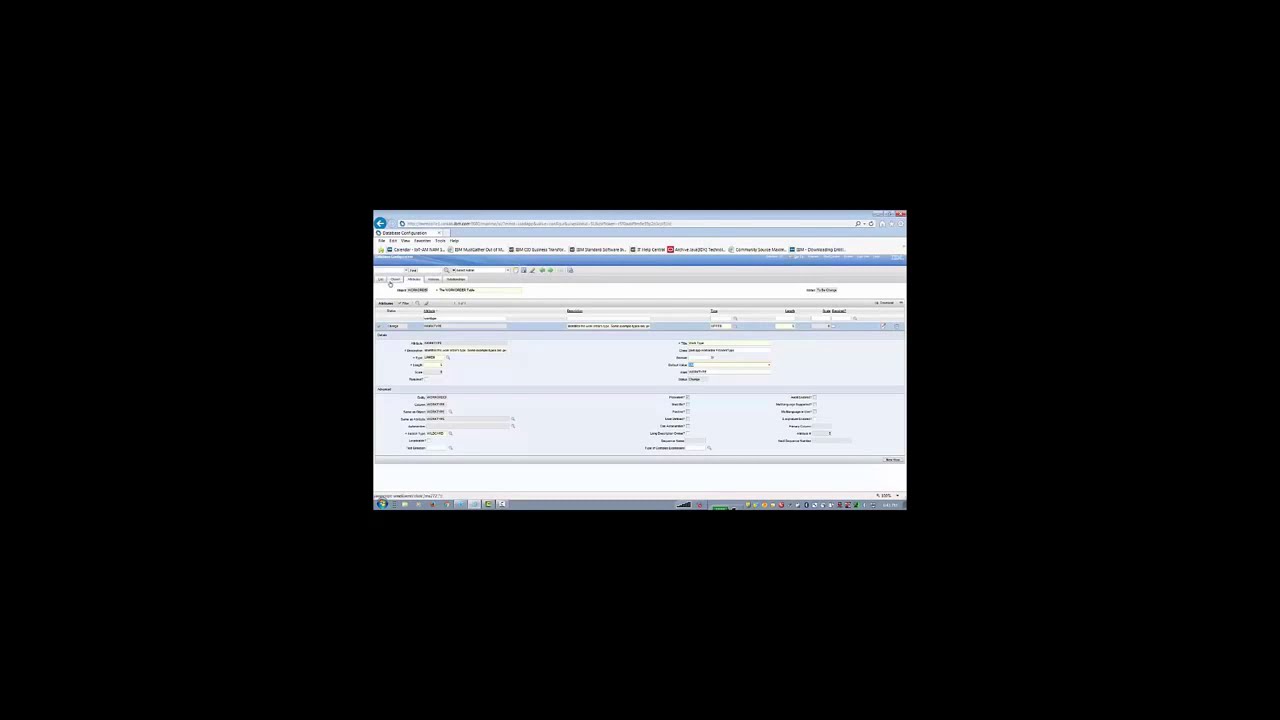 Maximo   Setting up a default value through Database Configuration pub