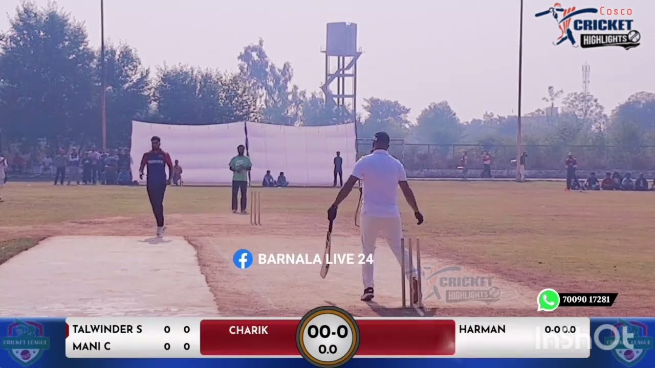 Talwinder sosan vs Harman Manakwal bowling sire di takkar cosco cricket highlights