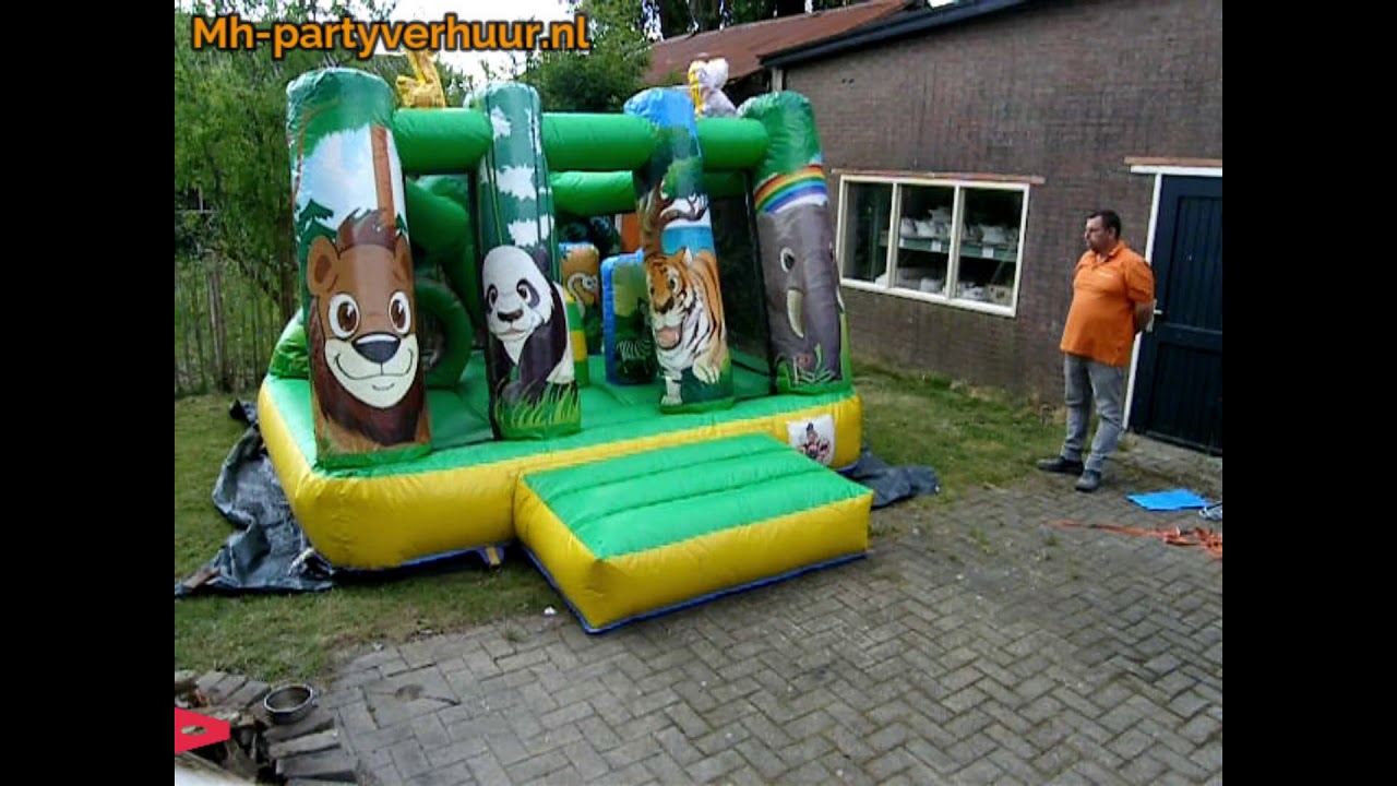 Mh-partyverhuur Opzet instructie springkussen klein