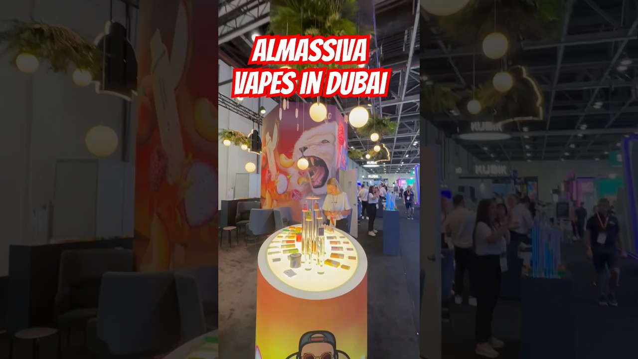Vapes from Almassiva - flavour made in Germany 🔥🔥🔥 World Vape Show 2023 Dubai