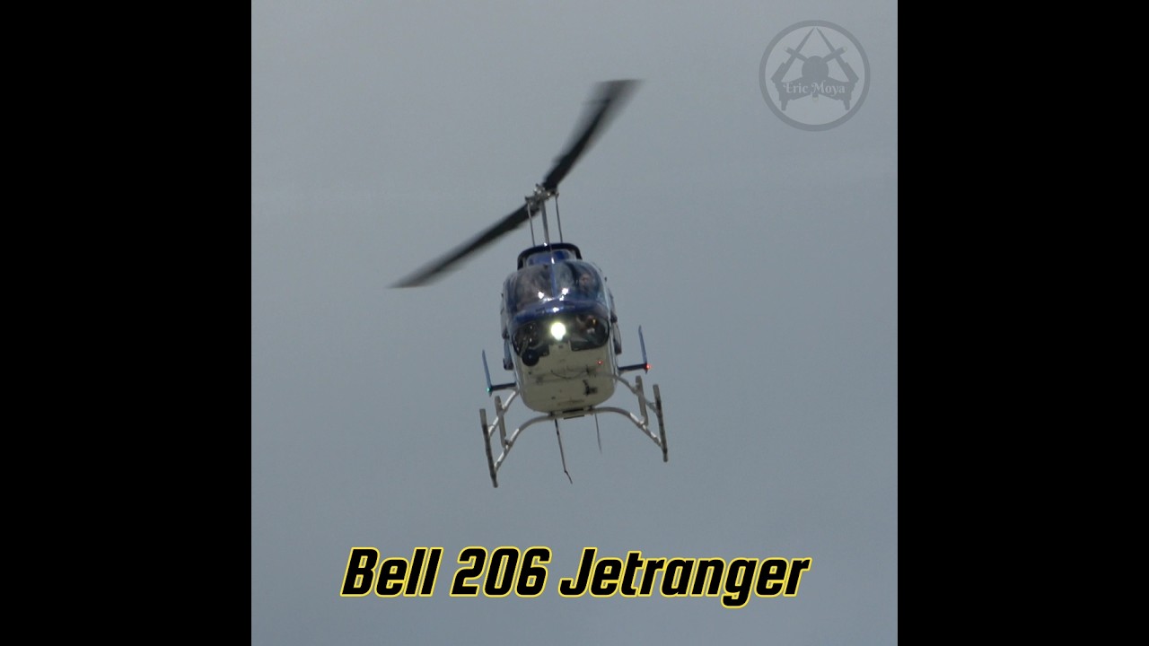 Check this Bell 206 Jetranger Utility Helicopter on Approach #aviation #helicopter #pilotlife