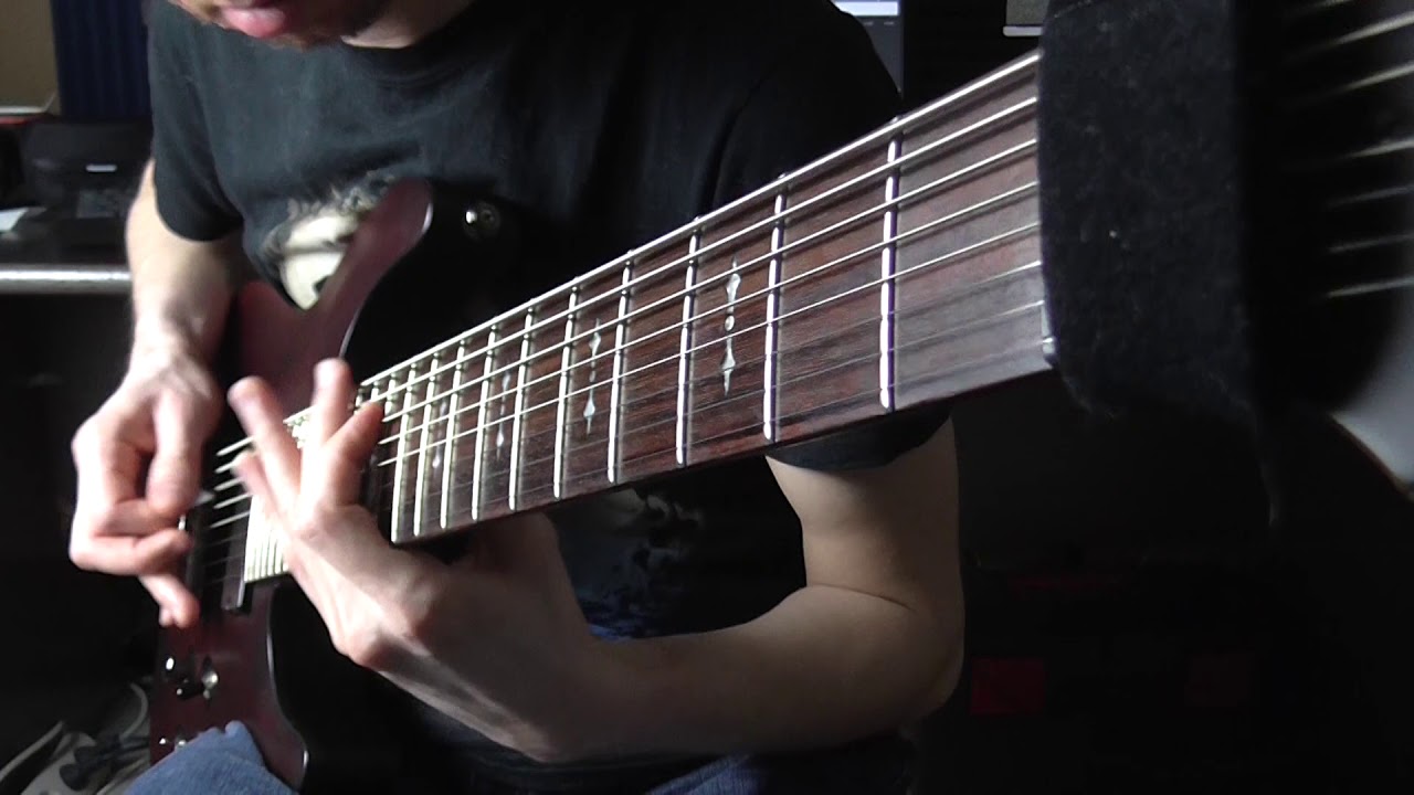 Monuments - Origin of Escape Guitar Cover with Schecter Omen 8 (one take)