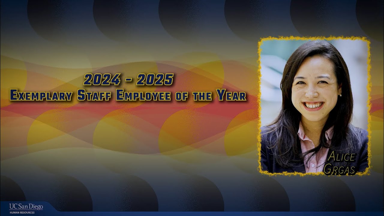 UCSD 2025 Exemplary Staff Employee of the Year - Alice Grgas