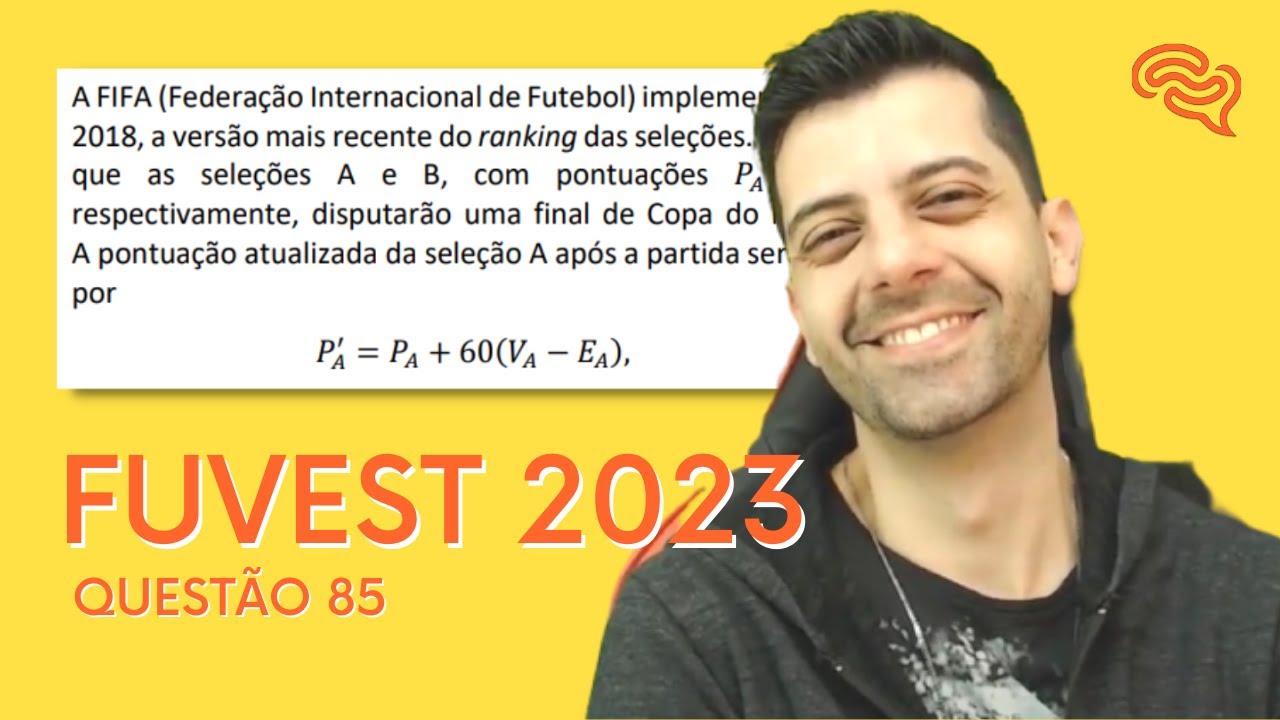 FUVEST 2023 - Q85 - A FIFA ( Federação Internacional de Futebol) implementou, em 2018 a versão mais
